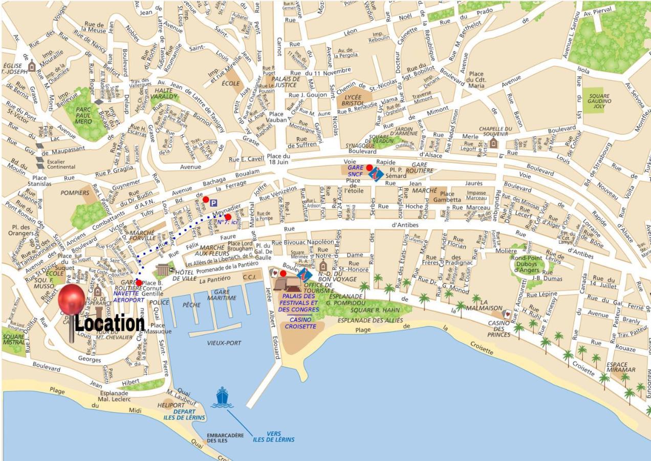 Maisonnette Studio Bas Suquet, 200M Plages, 700M Palais, Au Calme Cannes Kültér fotó